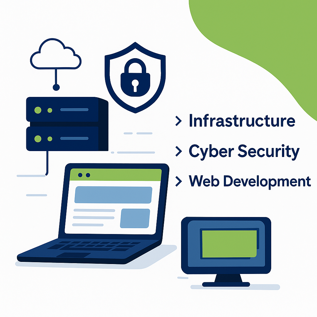 Green Secure IT team aan het werk